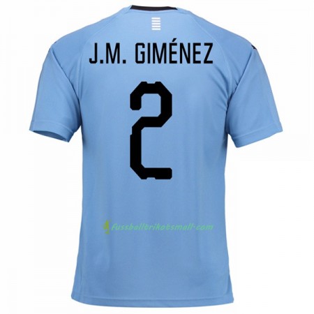 Fußballtrikots Uruguay J.M.Gimenez 2 WM 2018 Heimtrikotsatz kaufen